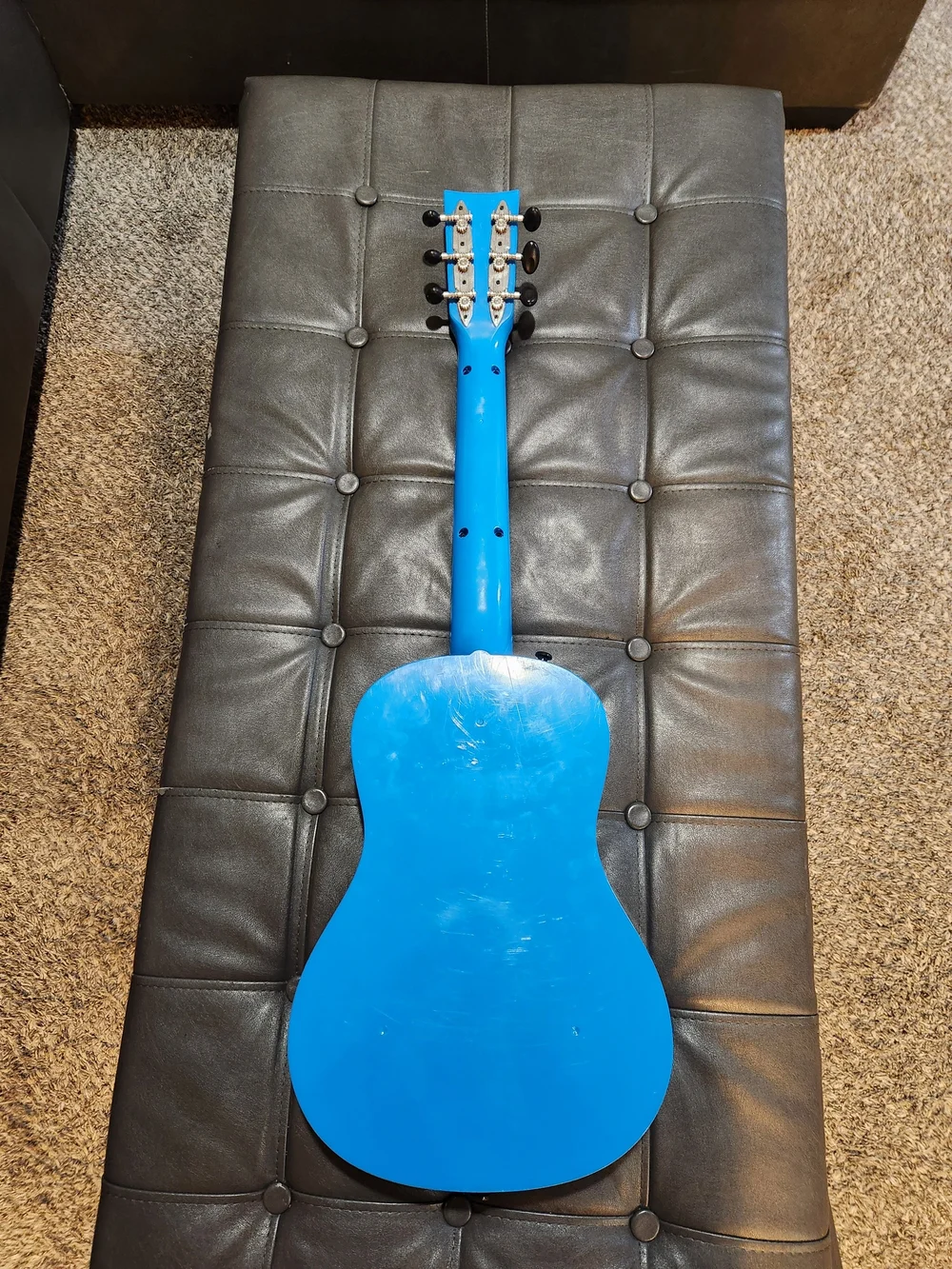Kids Blue Star Acoustic Toy Guitar -